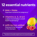 Vitafusion Prenatal Gummy Vitamins, Raspberry Lemonade Flavored, Pregnancy Vitamins for Women, with Folate and DHA, AmericaÃ¢ÂÂS Number 1 Gummy