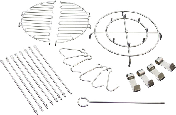 Char-Broil the Big Easy 22-Piece Turkey Fryer Accessory Kit, Chrome + Char-Broil the Big Easy Bunk Bed Basket