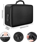 DocSafe Document Bag with Lock,Fireproof 3-Layer File Storage Case with Water-Resistant Zipper,Document Safe Portable Travel Home Organizer Bag