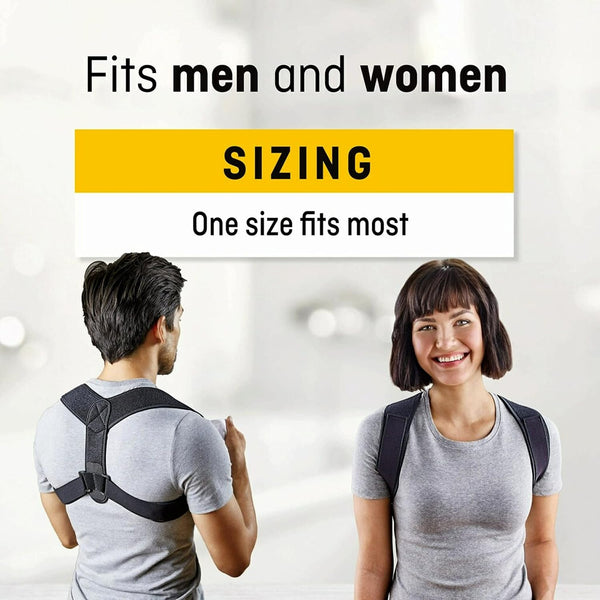 FUTURO Posture Corrector, Fits Men and Women, Helps Promote Better Posture, Back Support, Doctor Developed, Adjustable Adjustable Posture Corrector