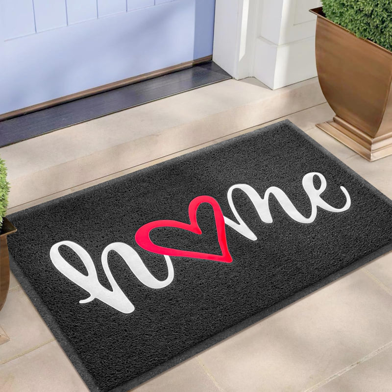 EARTHALL Door Mat Outside Inside Home Doormat, 30"x17.5", Durable Floor Mat Non Slip Mat Ultra Absorb Mud Easy Clean Front Doormat for Garage,