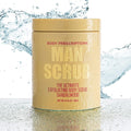 Body Prescriptions Men’s Exfoliating Body Scrub – Ultimate Skin Cleansing Wash in Jar with Twist-Top Lid, For All Skin Types, 21 Ounce (Pack of