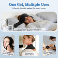 Cooling Gel Eye Mask Sleep: FSA -HSA Eligible, Cold Compress for Puffy Eyes & Migraine Relief - Reusable Gel Weighted Sleeping Mask for Dark
