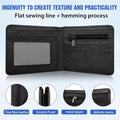 EXXBYELI Boys Wallet for Kids, Cool Kids Gamer Wallet for Boys Ages 8-10 9-12 11-15 with Credit Id Card Cash Holder Black Rfid Blocking Zipper For