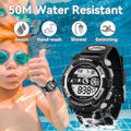 Kids Digital Watch for Boys Girls, Waterproof LED Colorful Lights Sports Watch Suitable for 5-17 Years Old Teenagers (With Gift Box)