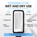 Colossal Foot rasp Foot File and Callus Remover. Best Foot Care Pedicure Metal Surface Tool to Remove Hard Skin. Can be Used on Both Wet and Dry