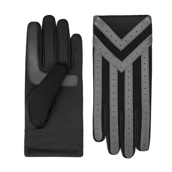 isotoner Men’s Spandex Touchscreen Cold Weather Gloves Medium Smartdri Charcoal