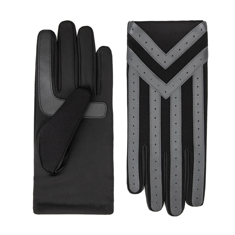 isotoner Men’s Spandex Touchscreen Cold Weather Gloves Medium Smartdri Charcoal
