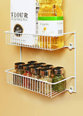 ClosetMaid 8002 2-Tier Wall Rack for Added Storage, 10.5-Inch H x 12.5-Inch W x 5-Inch D, White 12-Inch Wide 2-Tier