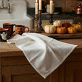 WHITEWRAP Flour Sack Towels 18x28 – 100% Cotton (Pack of 3), Reusable Kitchen Tea Towels for Baking, Crafts, Embroidery Ideas White 18"x28"- Pack of 3