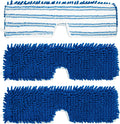 3 Pack Mop Heads Replacements Compatible for Ocedar Dual-Action Microfiber Flip Mop, Double Sided Mop Replace Head Mop Refills with Microfiber &
