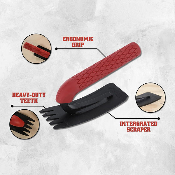 Zenith by Danco ZN700501 Carpet Staple Puller, Staple Extractor for Renovation Projects, Hand Tool Removes Carpet Staples
