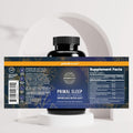 Primal Harvest Primal Sleep Support Supplement, 60 Capsules with Valerian Root, L-Tryptophan, GABA, Chamomile, and Melatonin 3Mg