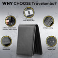 Wallet for Men, Premium Classic Mens Wallet Minimalist Slim Bifold Wallet, RFID Blocking Wallet with 10 Credit Card, 2 ID Window and 2 Cash Slots,