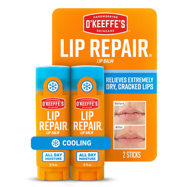 O'Keeffe'S Lip Repair Lip Balm with Cooling Relief for Dry, Cracked Lips - Stick