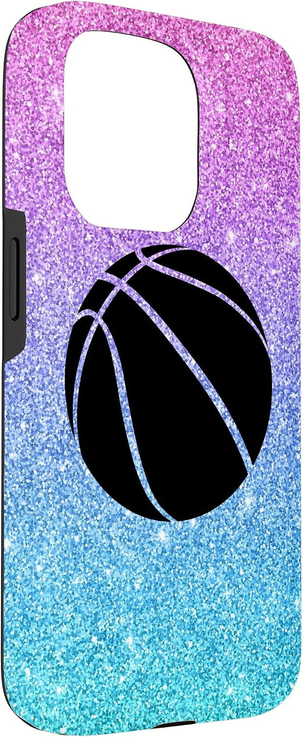 Cute Trendy Basketball Gift for Girls Teens and Women Case for iPhone 15 Pro