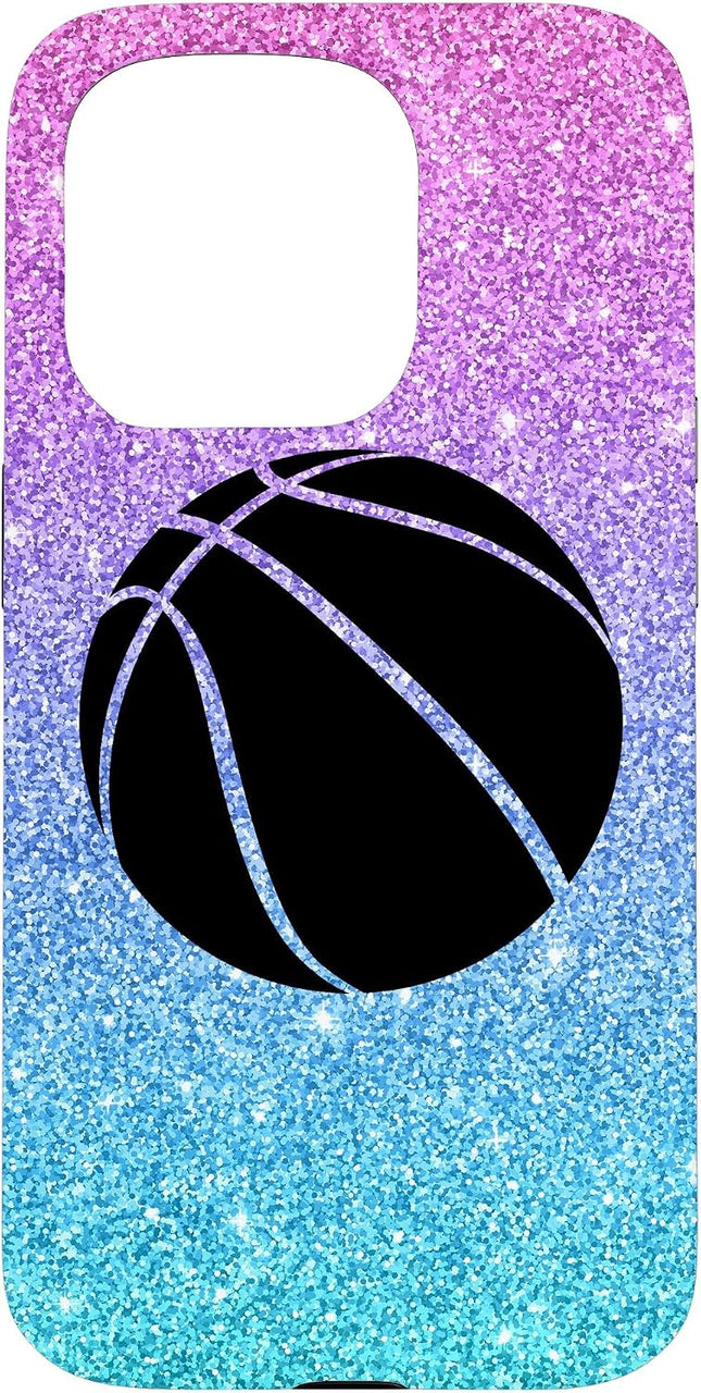 Cute Trendy Basketball Gift for Girls Teens and Women Case for iPhone 15 Pro