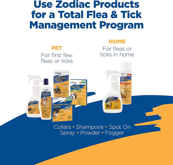 Zodiac Flea & Tick Shampoo for Dogs & Cats, 12-ounce