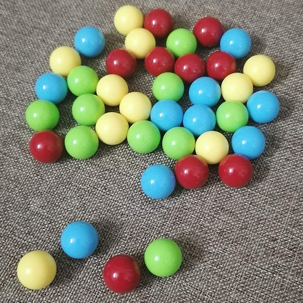 48Pcs Game Replacement Marbles Balls Compatible with Hungry Hungry Hippos（4 Color