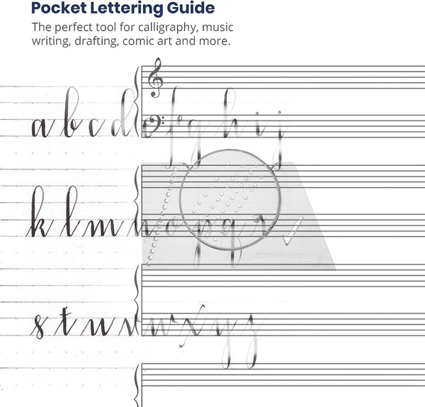 Pacific Arc Ames Lettering Guide for Lettering, Writing, Architecture, and Drawing Single