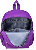 AOTIAN Mini Lightweight 11.8 Inch Backpack Durable Travel Hiking Women and Girls Small Daypack, 7 Liters Dark Violet Purple