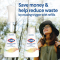 Clorox Disinfecting Mist, Lemon and Orange Blossom, 1 Spray and 1 Refill, 16 oz Each 16 Fl Oz (Pack of 2) Lemon Orange Blossom Starter Kit
