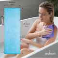 ARCH&M Exfoliating Washcloth & Shower Body Scrubber, 3 Pack | Japanese Washcloth, Korean Back Scrubber Towel, All Skin Type Daily Use in Shower,
