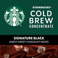 Starbucks Cold Brew Coffee Concentrate, Signature Black, 100% Arabica, Multi-Serve Bottle (32 Fl Oz)