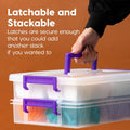 IRIS USA 9 Qt. Plastic Storage Bins with Lids, 1 Pack, Craft Storage Container, Sensory Bin, Organizing Containers for Home, Office & Art