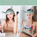 Molain Face Wash Headband, Palm and Snail Spa Hair Bands Makeup Headbands Women Cartoon Cute Coral Fleece Elastic Headband Creative Hair
