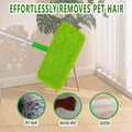 Reusable Microfiber Mop Pads for Swiffer Sweeper - Wet & Dry Cleaning Cloths - Mop Head Replacement Washable Refills for Household Floors 4Pack Green