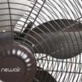 Newair Outdoor Patio Misting Fan | 2-In-1 Outdoor Deck & Mister Fan | 5 Gentle Mist Nozzles | outside Cooling Fan with 600 Square Foot Effective