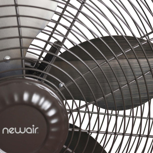 Newair Outdoor Patio Misting Fan | 2-In-1 Outdoor Deck & Mister Fan | 5 Gentle Mist Nozzles | outside Cooling Fan with 600 Square Foot Effective