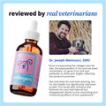 Skin and Coat Supplement for Dogs, Cats | Taily Liquid Collagen for Dogs | Itch Relief for Dogs with Allergies, with Grass Fed Collagen, Biotin,