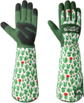 Schwer Gardening Gloves for Women, Rose Pruning Gloves with Forearm Protection, Breathable and Comfortable Thorn Proof Garden Glove with Touch