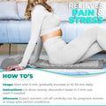 Sivan Health and Fitness Acupressure Mat and Pillow Set - Grounding Mat for Stress, Back & Neck Pain - Acupuncture Point Massage Mat for Muscle