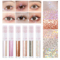 6Pcs Liquid Glitter Eyeshadow Eyeliner, Korean Makeup, Bling Under Eye Shadow, Shimmer Eye Make Up Valentine's Gift Set,Long Lasting,Quick Drying
