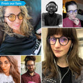 J+S Vision Blue Light Blocking Glasses | Computer Gaming/Working Glasses for Women Men | anti Eyestrain Fatigue UV Glare
