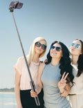 71" Phone Tripod & Selfie Stick, All in One Extendable Cell Phone Tripod with Wireless Remote, Tripods Stand for iPhone & Travel Selfie Stick 360°