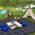 Supfitness Extra Large Picnic Blankets Waterproof Foldable (60 "x 80") Beach Blanket Waterproof Sandproof,3-Layer Thicking Mat Outdoor Packable