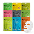 Celavi Essence Facial Face Mask Paper Sheet Korea Skin Care Moisturizing 9 Pack (Mix of 9) 1 Count (Pack of 9) Mix of 9