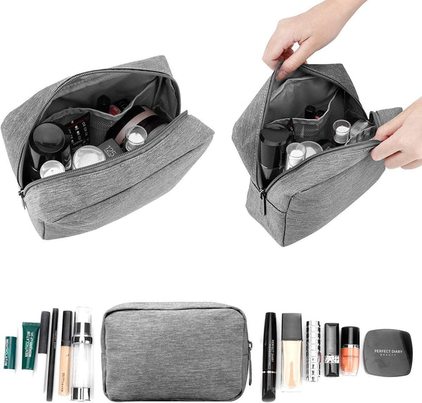 E-Tree Makeup Bag, Big Travel Make up Pouch, Zipper Large Cosmetic Brush Skin Care Case, Toiletry Bags for Traveling Women Man,Tech Electronic