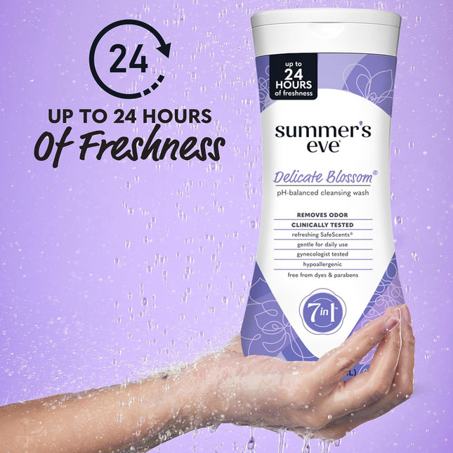 Summer'S Eve Delicate Blossom Daily Refreshing All over Feminine Body Wash, Remo