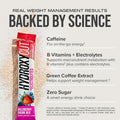 Hydroxycut Drink Mix, Wildberry Blast - 21 Travel-Size Packets, Pack of 2 - Zero Calories, Zero Sugar - Boost Metabolism, Burn Calories, Increase