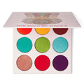 Juvia'S Place Palette the Zulu - Turquoise, Red, Purple, Shades of 9, Colorful, Vivid, Vibrant Palette, Pigmented Makeup Palette Color & Shine