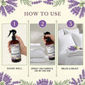 Abbey & Sullivan Odor Eliminating and Refreshing Linen and Room Spray, Lavender Vanilla, 16 oz.
