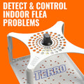 TERRO Indoor Electric Flea Trap and Killer, Refillable Plug in Bug Trap | SuperGrabber Glue Boards for Pest Control, Attracts Fleas from up to 30