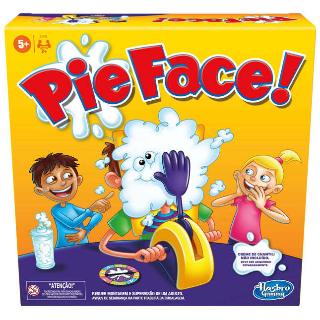 Hasbro Gaming Pie Face Game | Whipped Cream Family Board Game for Kids | Ages 5 