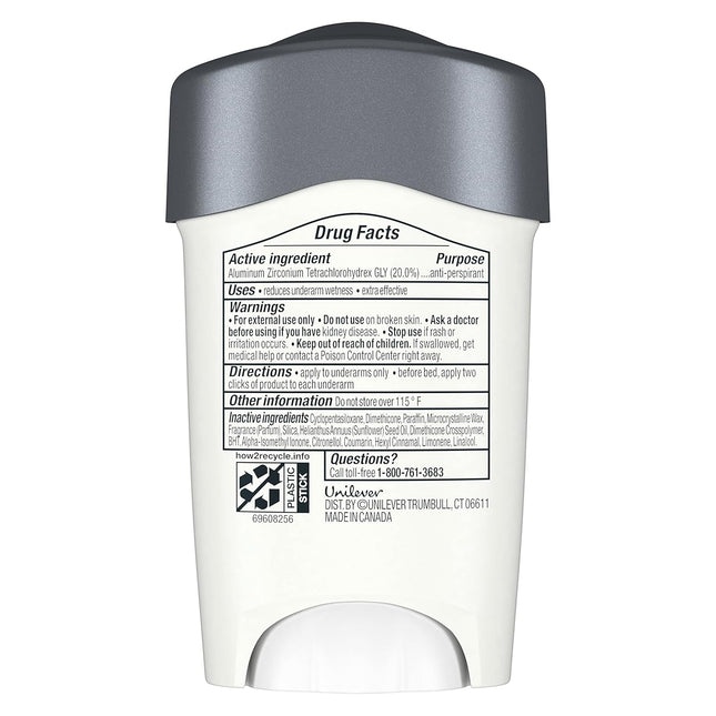 DOVE MEN + CARE Clinical Protection Antiperspirant Clean Comfort Stick for Men 9