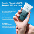 Anua Heartleaf Silky Moisture Mild Sunscreen, Broad Spectrum SPF 50+ with Moisturizing Formula, Lightweight Korean Sunscreen, Natural Finish,